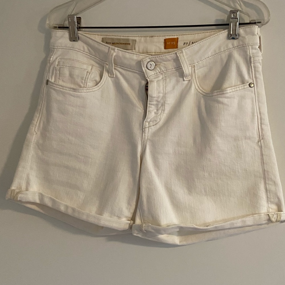 Pilcro & the Letterpress Anthropologie White Short